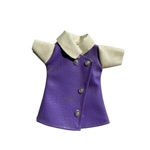 Shillman Vinyl Purple and White Coat Jacket